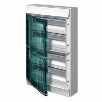 Распределительный шкаф Mistral65, 72 мод., IP65, навесной, термопласт, прозрачная дверь |  код. 1SL1219A00 |  ABB